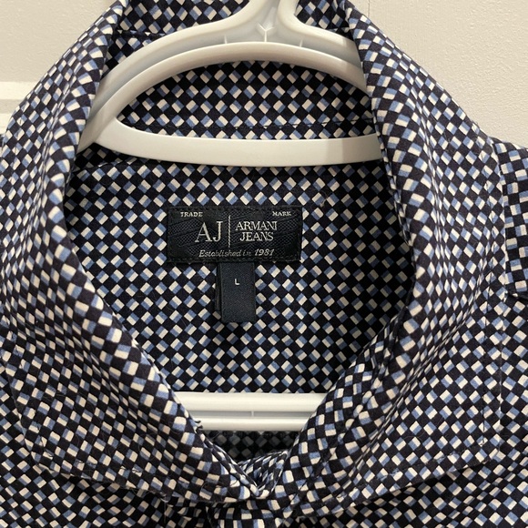 Armani Jeans Long Sleeve Shirt - Picture 2 of 3